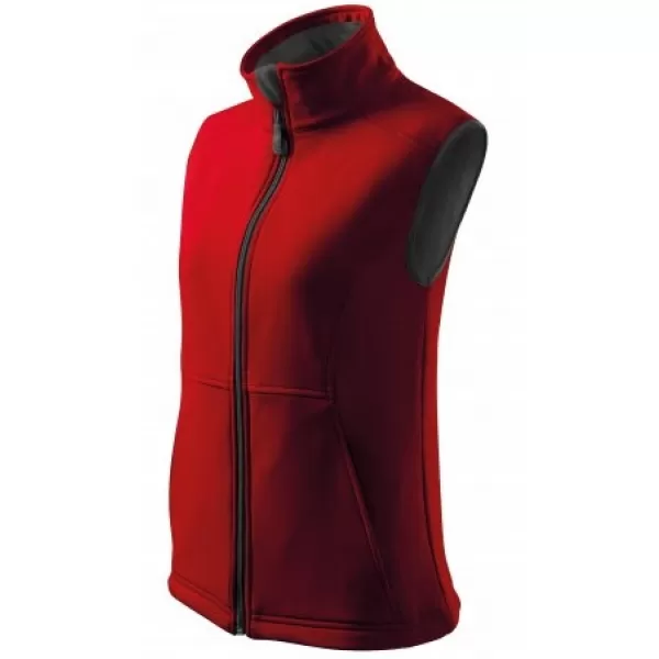  Női softshell mellény MALFINI VISION 516 PIROS 