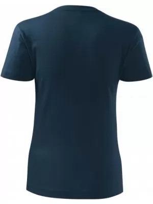 Női póló MALFINI CLASSIC NEW 133 SÖTÉTKÉK