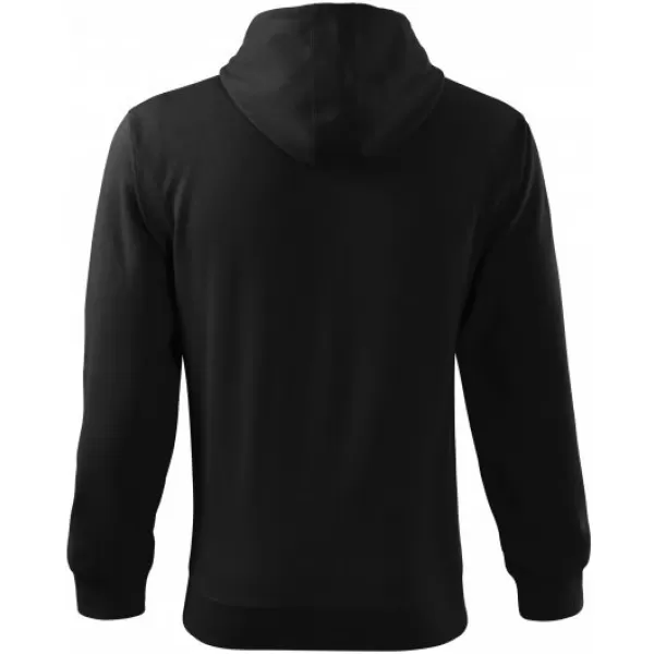  Férfi pulóver MALFINI TRENDY ZIPPER 410 FEKETE 