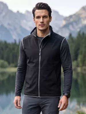 Férfi softshell mellény MALFINI VISION 517 FEKETE