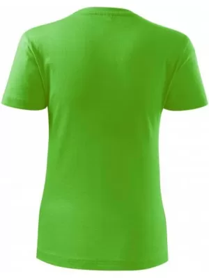 Női póló MALFINI CLASSIC NEW 133 ALMA ZÖLD