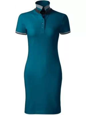 Női ruha gallérral MALFINI PREMIUM DRESS UP 271 KEROZIN