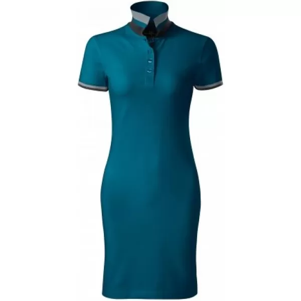  Női ruha gallérral MALFINI PREMIUM DRESS UP 271 KEROZIN 