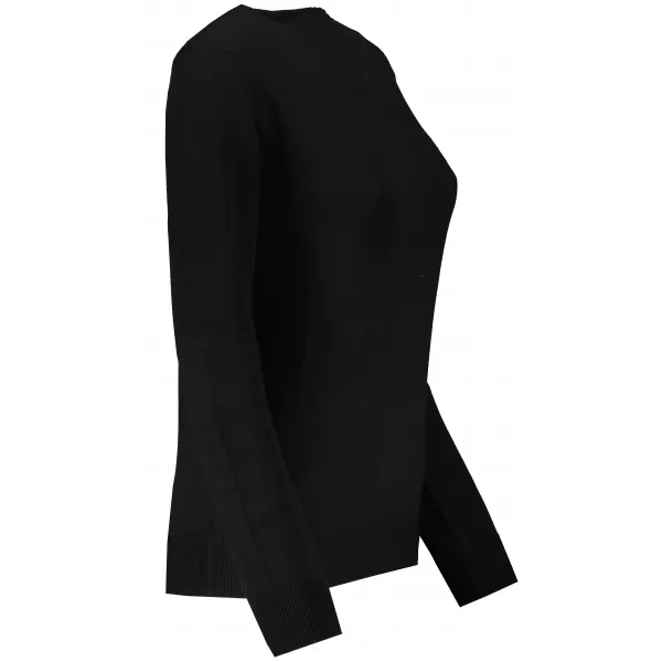  Női pulóver ALTISPORT TAMIRA LPLS092 FEKETE 