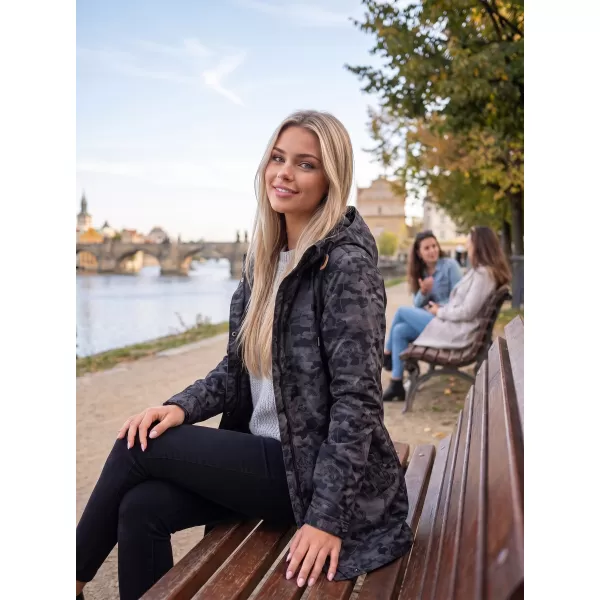  Női kabát ALTISPORT SEBLA LCTS142 FEKETE 