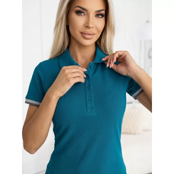  Női ruha gallérral MALFINI PREMIUM DRESS UP 271 KEROZIN 