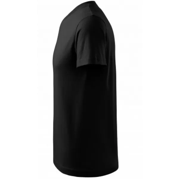  Férfi póló MALFINI V-NECK 102 FEKETE 