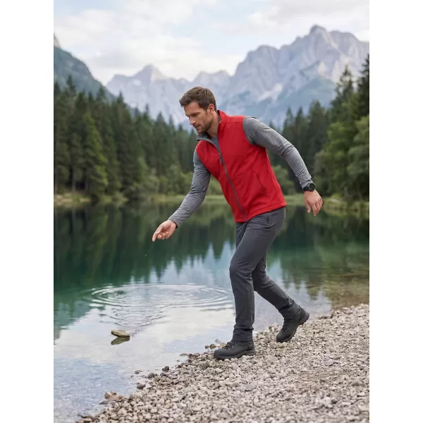  Férfi softshell mellény MALFINI VISION 517 PIROS 