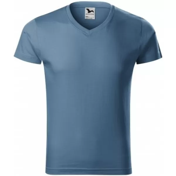  Férfi póló MALFINI SLIM FIT V-NECK 146 FARMER 
