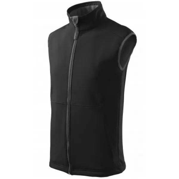  Férfi softshell mellény MALFINI VISION 517 FEKETE 