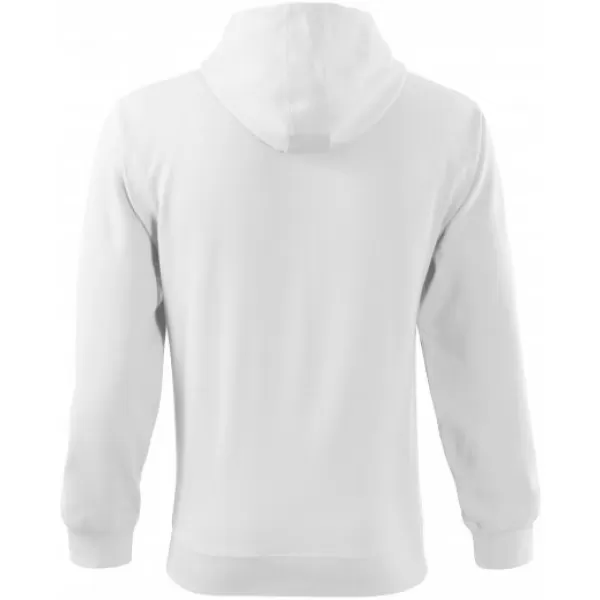  Férfi pulóver MALFINI TRENDY ZIPPER 410 FEHÉR 