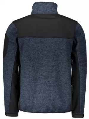 Férfi softshell kabát/pulóver MALFINI CASUAL 550 KNIT BLUE MALFINI PREMIUM