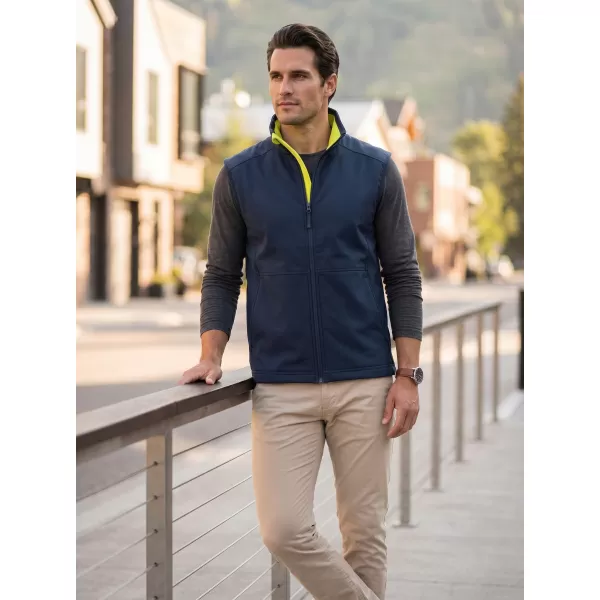  Férfi softshell mellény MALFINI VISION 517 SÖTÉTKÉK 