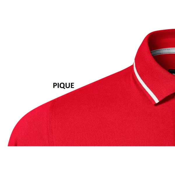 Női póló gallérral MALFINI PREMIUM PERFECTION PLAIN 253 PIROS KÉPLET 