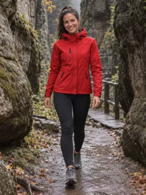 Női softshell kabát MALFINI NANO 532 PIROS