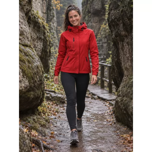  Női softshell kabát MALFINI NANO 532 PIROS 