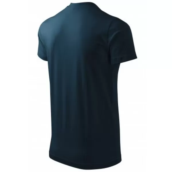  Férfi póló MALFINI HEAVY V-NECK 111 SÖTÉTKÉK 