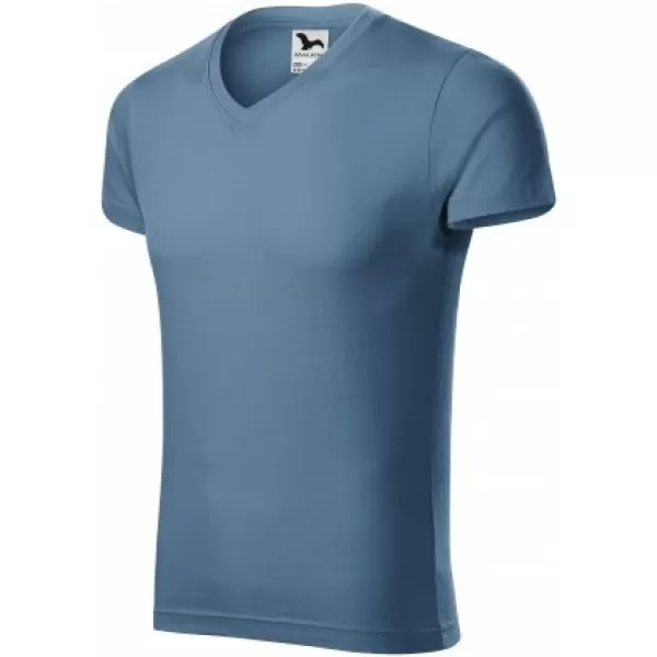  Férfi póló MALFINI SLIM FIT V-NECK 146 FARMER 