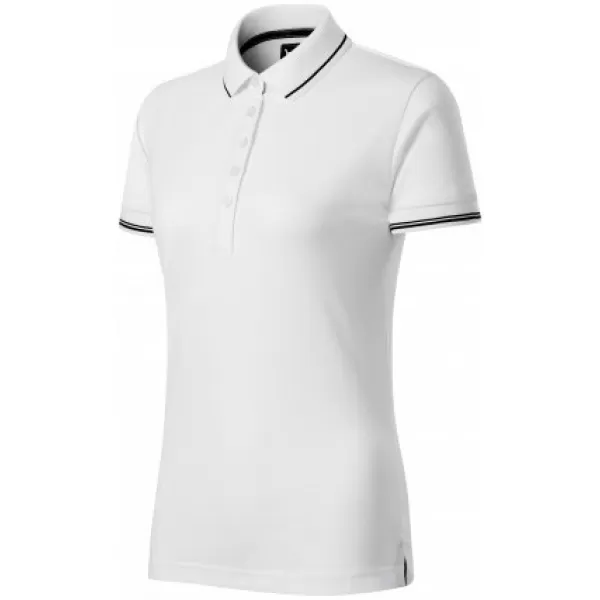  Női póló gallérral MALFINI PREMIUM PERFECTION PLAIN 253 FEHÉR 