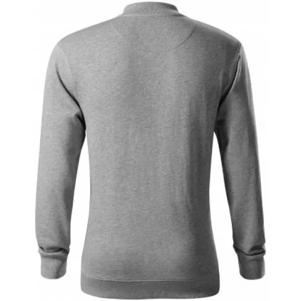  Férfi pulóver MALFINI PREMIUM BOMBER 453 SÖTÉTSZÜRKE KIEMELÉSEK 