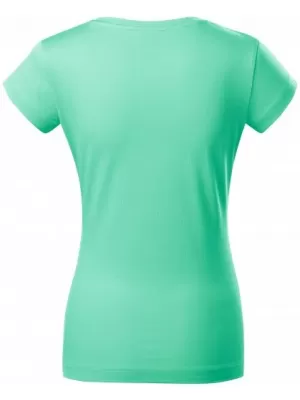 Női póló MALFINI FIT V-NECK 162 MENTA
