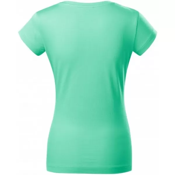  Női póló MALFINI FIT V-NECK 162 MENTA 