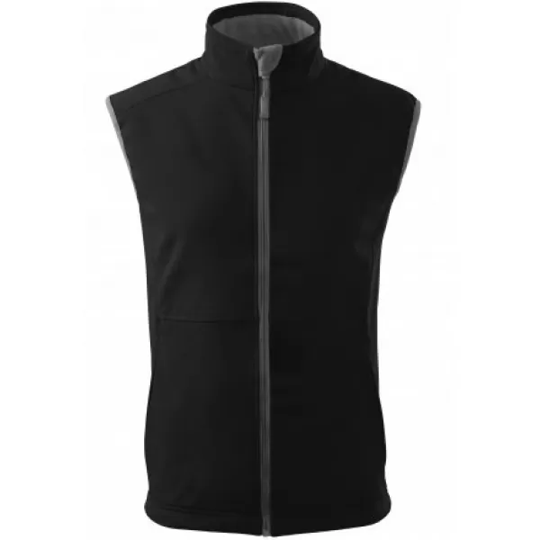  Férfi softshell mellény MALFINI VISION 517 FEKETE 