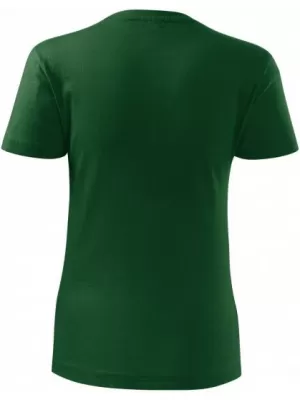 Női póló MALFINI CLASSIC NEW 133 ÜVEG ZÖLD