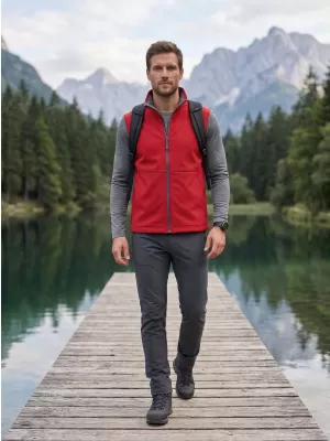 Férfi softshell mellény MALFINI VISION 517 PIROS
