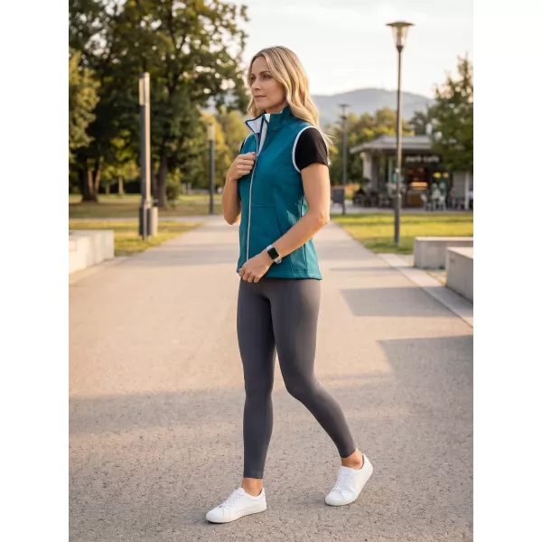  Női softshell mellény MALFINI VISION 516 SÖTÉT TÜRKIZ 