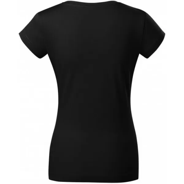  Női póló MALFINI FIT V-NECK 162 FEKETE 