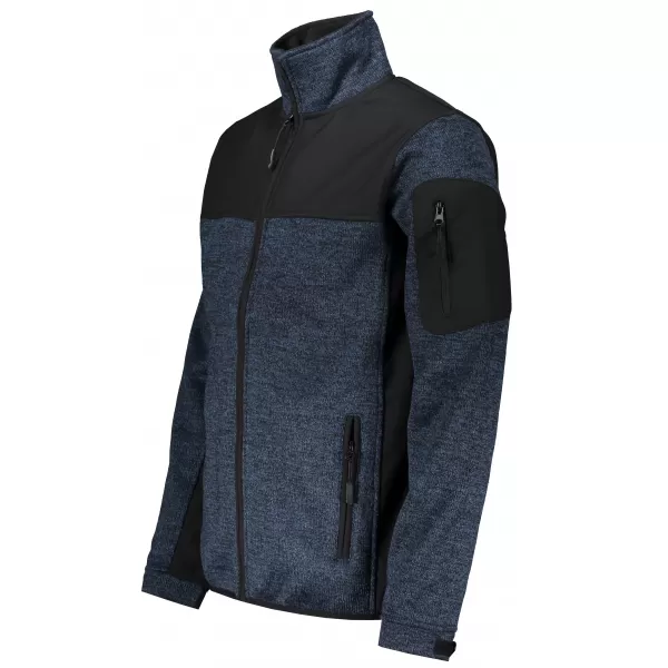  Férfi softshell kabát/pulóver MALFINI CASUAL 550 KNIT BLUE MALFINI PREMIUM 