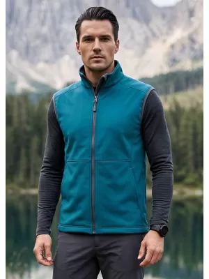 Férfi softshell mellény MALFINI VISION 517 SÖTÉT TÜRKIZ