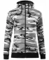 Női pulóver MALFINI CAMO ZIPPER C20 TEREPSZÍNŰ SZÜRKE
