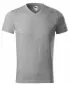 Férfi póló MALFINI HEAVY V-NECK 111 SÖTÉTSZÜRKE KIEMELÉSEK