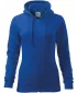 Női pulóver MALFINI TRENDY ZIPPER 411 KIRÁLYKÉK