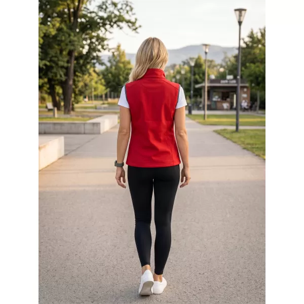  Női softshell mellény MALFINI VISION 516 PIROS 