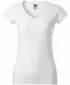 Női póló MALFINI FIT V-NECK 162 FEHÉR