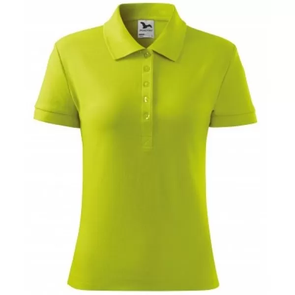  Női póló gallérral MALFINI COTTON 213 MÉSZ 