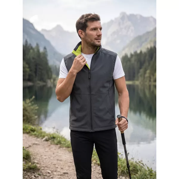  Férfi softshell mellény MALFINI VISION 517 ACÉLSZÜRKE 