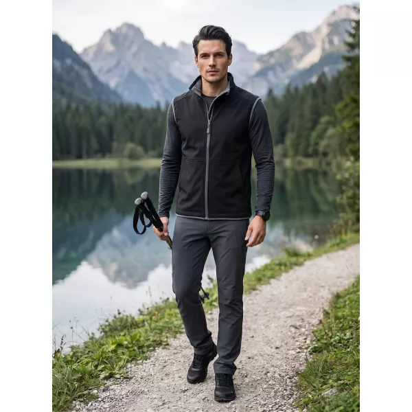  Férfi softshell mellény MALFINI VISION 517 FEKETE 