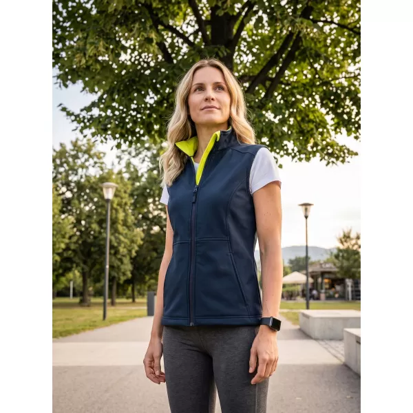  Női softshell mellény MALFINI 516 VISION SÖTÉTKÉK 