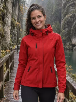 Női softshell kabát MALFINI NANO 532 PIROS