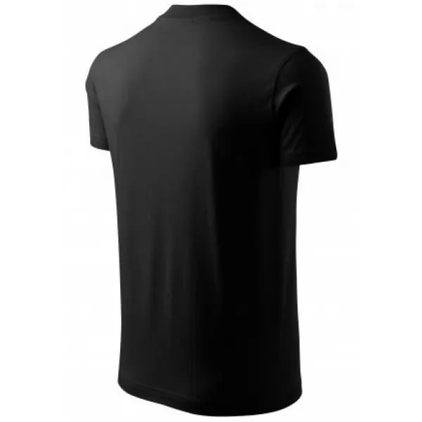  Férfi póló MALFINI V-NECK 102 FEKETE 
