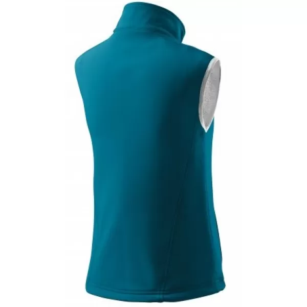  Női softshell mellény MALFINI VISION 516 SÖTÉT TÜRKIZ 