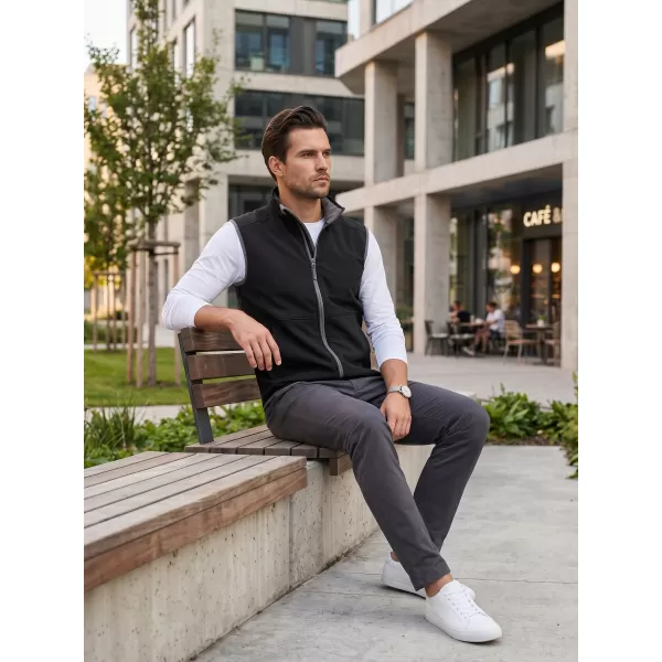  Férfi softshell mellény MALFINI VISION 517 FEKETE 