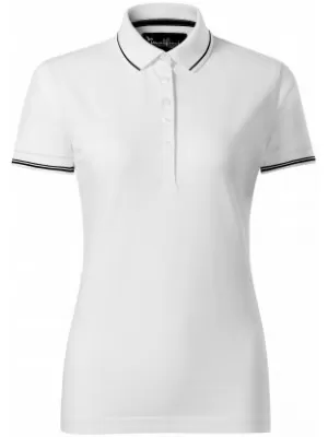 Női póló gallérral MALFINI PREMIUM PERFECTION PLAIN 253 FEHÉR