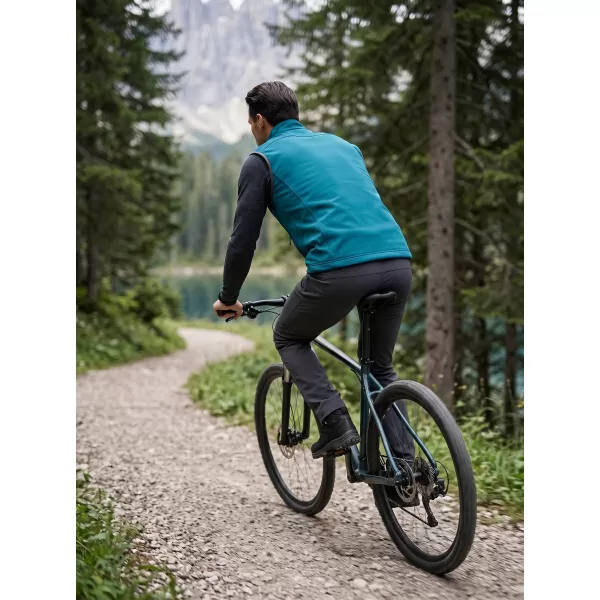  Férfi softshell mellény MALFINI VISION 517 SÖTÉT TÜRKIZ 