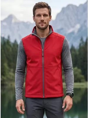 Férfi softshell mellény MALFINI VISION 517 PIROS