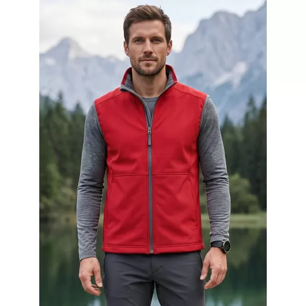  Férfi softshell mellény MALFINI VISION 517 PIROS 